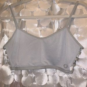 PacSun Grey Crop Top Bralette